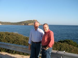 will and laurent at cap sounion